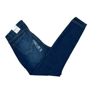 NEW INC Denim Curvy Madison Skinny Blue Jeans Womens 12/31